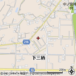 和歌山県田辺市下三栖1220-9周辺の地図