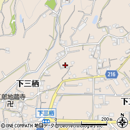 和歌山県田辺市下三栖567-3周辺の地図