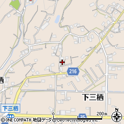 和歌山県田辺市下三栖854-1周辺の地図