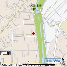 和歌山県田辺市下三栖1182-7周辺の地図