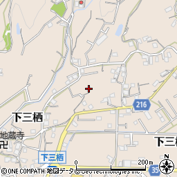 和歌山県田辺市下三栖602周辺の地図