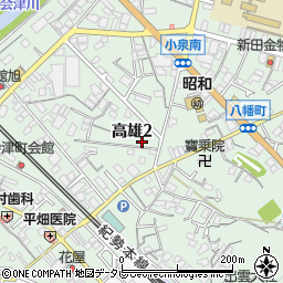 和歌山県田辺市高雄2丁目23-6周辺の地図