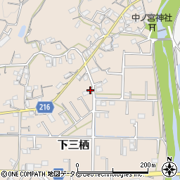 和歌山県田辺市下三栖1218-4周辺の地図
