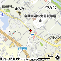 和歌山県田辺市中万呂43周辺の地図