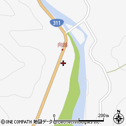 和歌山県田辺市鮎川860周辺の地図