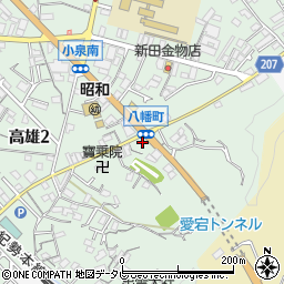 和歌山県田辺市高雄2丁目13-14周辺の地図
