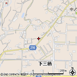 和歌山県田辺市下三栖860-1周辺の地図