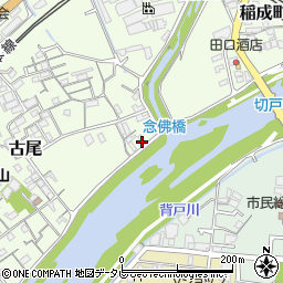 和歌山県田辺市古尾6周辺の地図