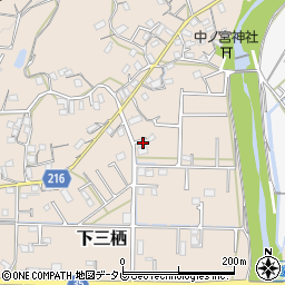 和歌山県田辺市下三栖887-4周辺の地図