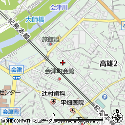 和歌山県田辺市高雄2丁目28周辺の地図