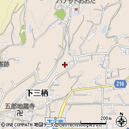 和歌山県田辺市下三栖481-2周辺の地図