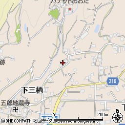 和歌山県田辺市下三栖484-10周辺の地図