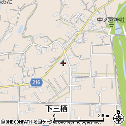 和歌山県田辺市下三栖880周辺の地図