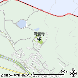 清瀧寺周辺の地図