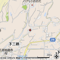 和歌山県田辺市下三栖484-6周辺の地図