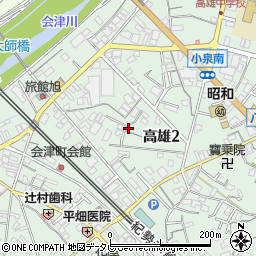 和歌山県田辺市高雄2丁目23-36周辺の地図