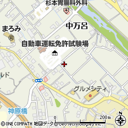 和歌山県田辺市中万呂90周辺の地図
