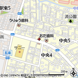 古賀市障害者生活支援センター周辺の地図