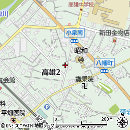 和歌山県田辺市高雄2丁目18-2周辺の地図