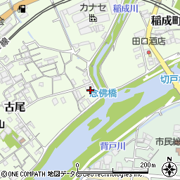和歌山県田辺市古尾6-30周辺の地図