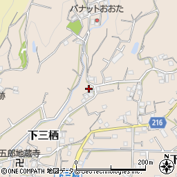 和歌山県田辺市下三栖481-5周辺の地図