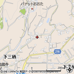 和歌山県田辺市下三栖606-7周辺の地図
