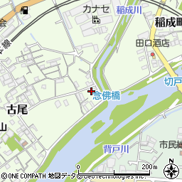 和歌山県田辺市古尾6-29周辺の地図