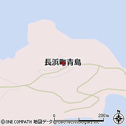 愛媛県大洲市長浜町青島周辺の地図
