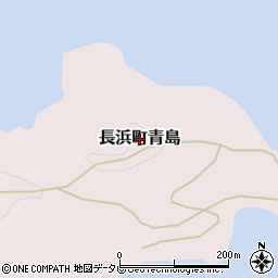 愛媛県大洲市長浜町青島周辺の地図