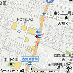 眼鏡市場　福岡古賀店周辺の地図