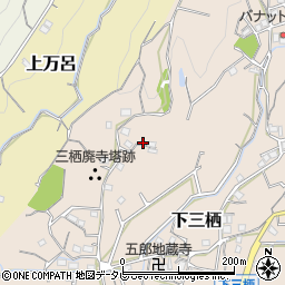 和歌山県田辺市下三栖310周辺の地図