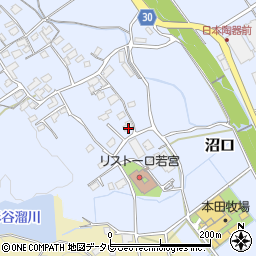 福岡県宮若市沼口980周辺の地図