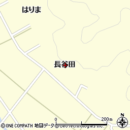 徳島県海部郡美波町西河内長谷田周辺の地図