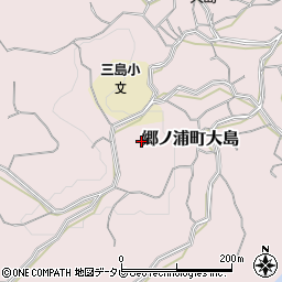 長崎県壱岐市郷ノ浦町大島周辺の地図