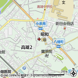 和歌山県田辺市高雄2丁目16-20周辺の地図