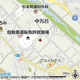 和歌山県田辺市中万呂84周辺の地図