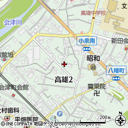 和歌山県田辺市高雄2丁目18-17周辺の地図