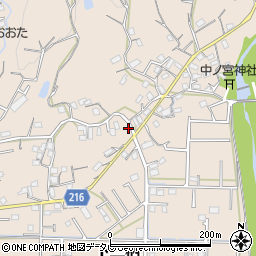 和歌山県田辺市下三栖865周辺の地図