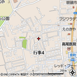 福岡県行橋市行事周辺の地図