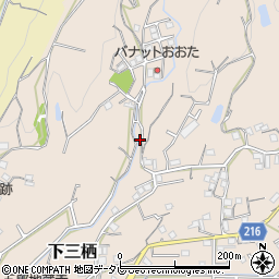 和歌山県田辺市下三栖398-1周辺の地図