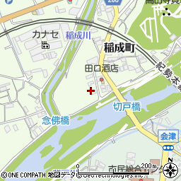 和歌山県田辺市稲成町351周辺の地図