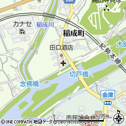 和歌山県田辺市稲成町353周辺の地図