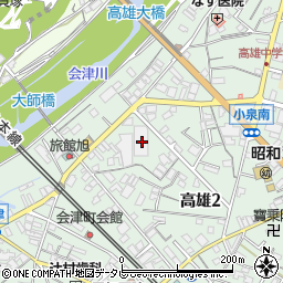 和歌山県田辺市高雄2丁目21-1周辺の地図