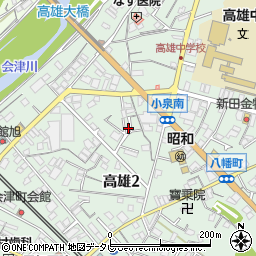 和歌山県田辺市高雄2丁目19-3周辺の地図