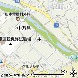 和歌山県田辺市中万呂610-9周辺の地図