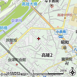 和歌山県田辺市高雄2丁目20-6周辺の地図