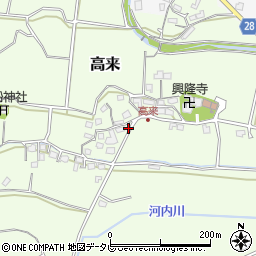 福岡県行橋市高来188周辺の地図