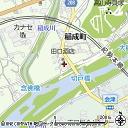 和歌山県田辺市稲成町360周辺の地図
