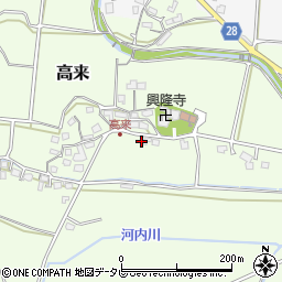 福岡県行橋市高来185周辺の地図
