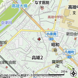 和歌山県田辺市高雄2丁目19-5周辺の地図